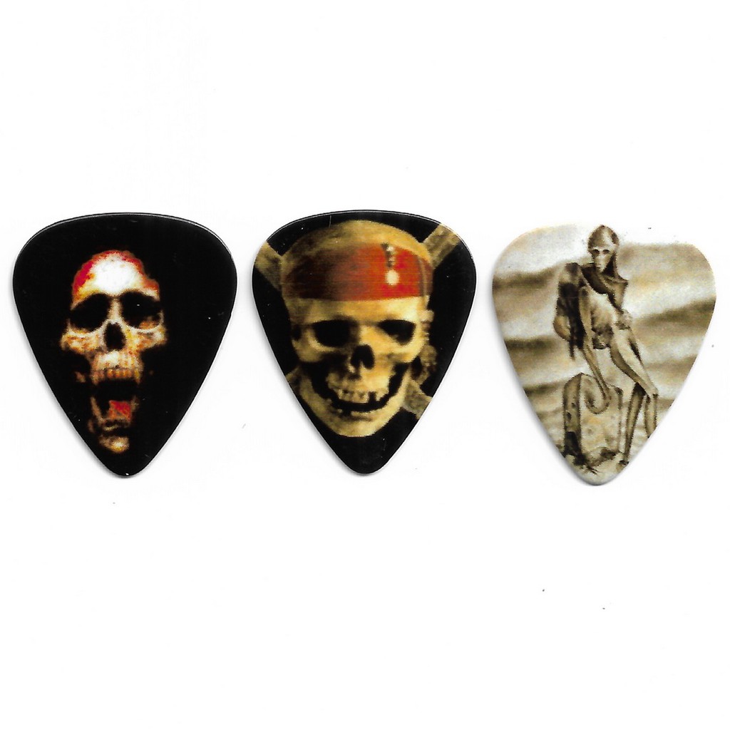 Alice AP-R2 Skull Dice Pick Gitar Celluloid