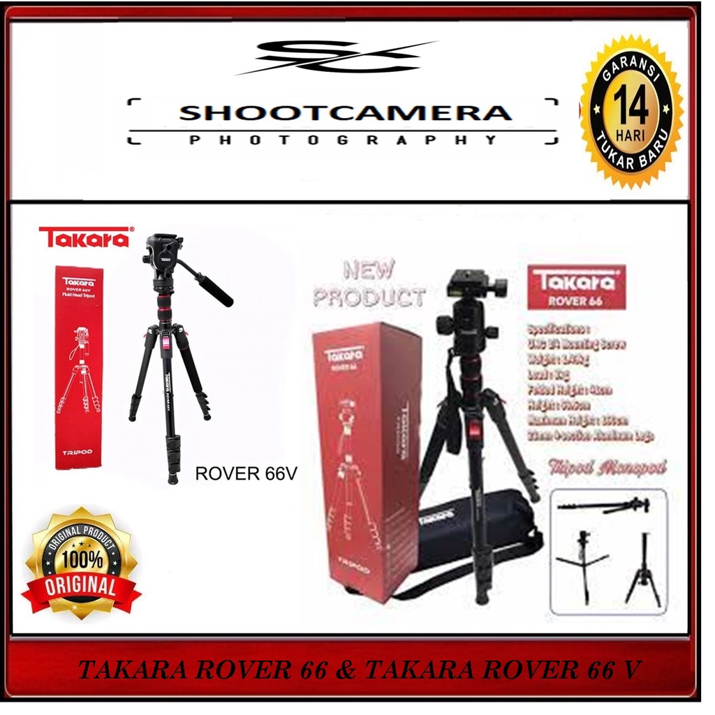 TRIPOD TAKARA ROVER 66 / TAKARA ROVER 66V TAVELLER TRIPOD MONOPOD
