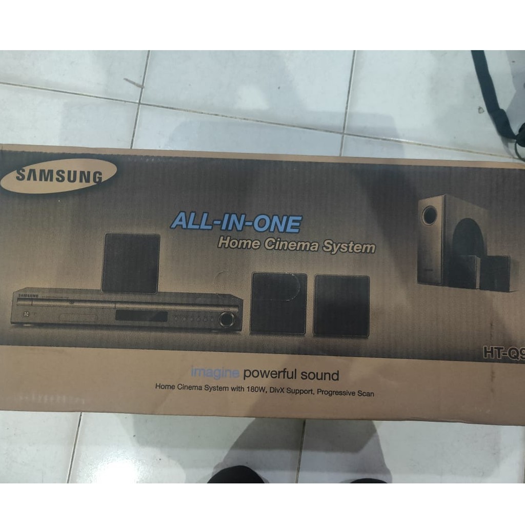 SAMSUNG AUTIO HOME THEATRE HT-Q9 ORIGINAL 100%