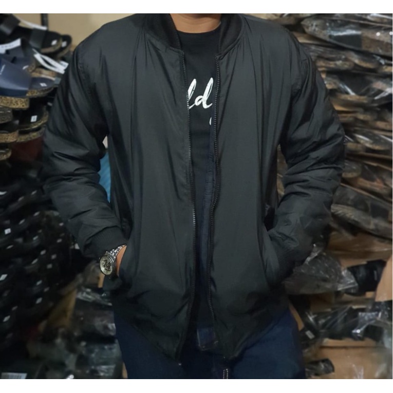 (COD) JAKET PRIA CASUAL SIMPLE WINDBREAKER BGSR / JAKET MOTOR PRIA / JAKET BOMBER / JAKET SGM