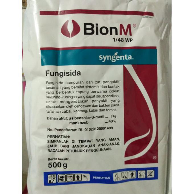 Paling Dicari] Fungisida Bion M 1/48 Wp Fungisida Sistemik Dan Kontak Isi 500 Gr