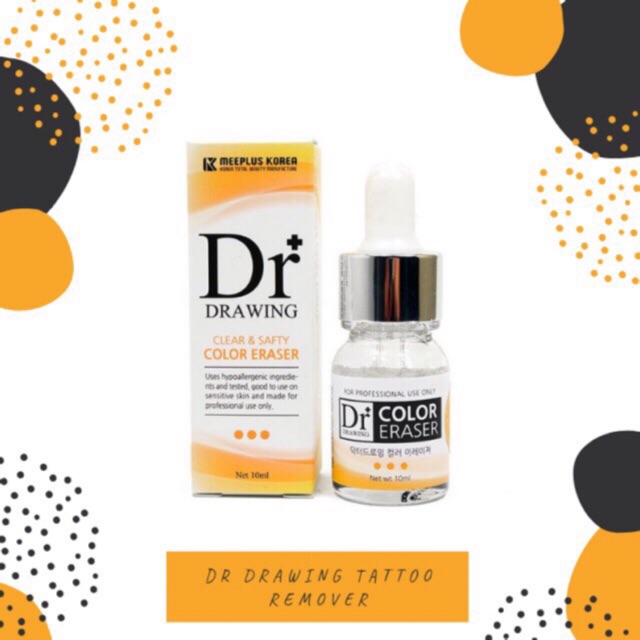 Dr Drawing Color Eraser For Eyebrow / Eyeliner Penghapus Tinta Sulam PENGAHAPUS TATO