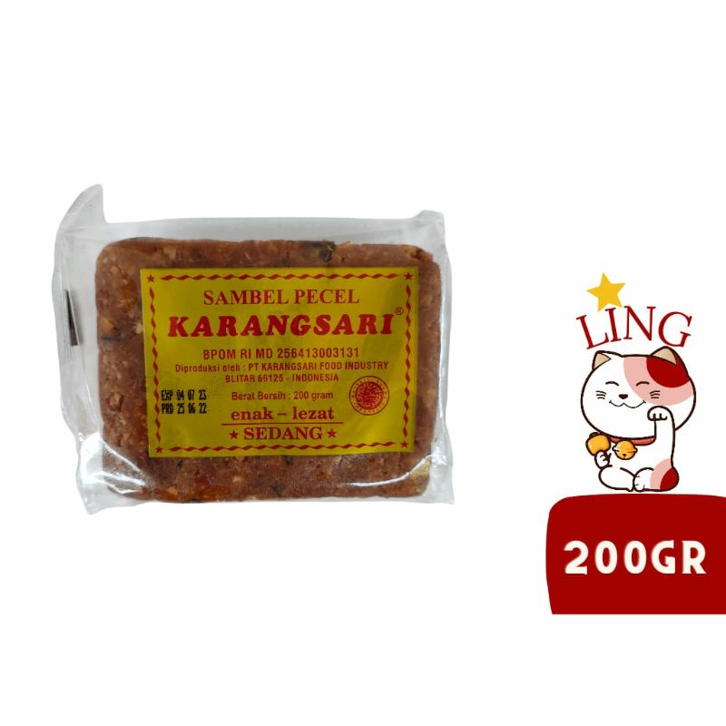 

Sambel Pecel / Bumbu Pecel Karangsari 200 gram - Sedang