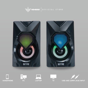 Trend-Speaker Gaming USB Stereo Audio RGB NYK Nemesis SP-N04