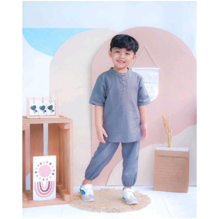 SET.. koko anak 1-12thn // baju muslim anak laki-laki