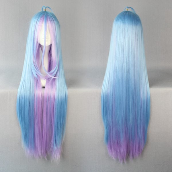 Wig MCoser Biru Ungu Mixed 105 cm 558B - No Game No Life - Shiro