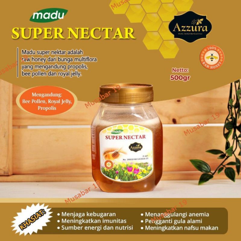

Madu Azzura - Madu Super Nectar 500gr