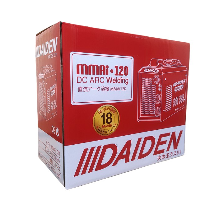 Mesin Las Listrik DAIDEN MMAi 120 Trafo Las Welding Machine 900 Watt Travo Las Mesin Las Daiden MMAi 120A 900 Watt Trafo Las Inverter Listrik 120 A Travo Las Welding Inverter