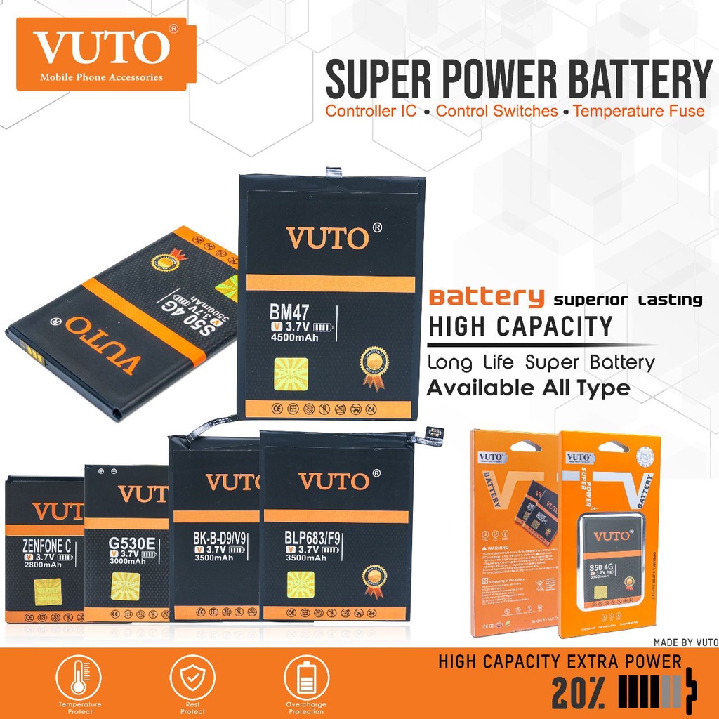Baterai Iph xr / ip xr / iphone xr vuto ori 100% HIGH QUALITY PREMIUM batre battery