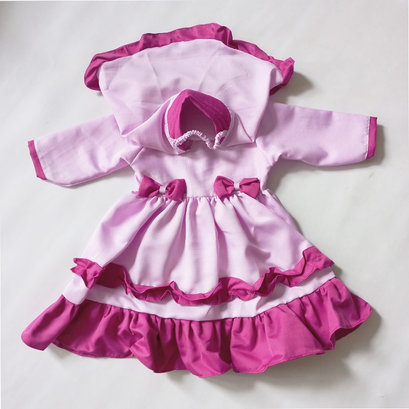 Baju Bayi Warna Lilac Perempuan 6 12 Bulan Dress Anak Warna Ungu Import Korea Bahan Premium VW04