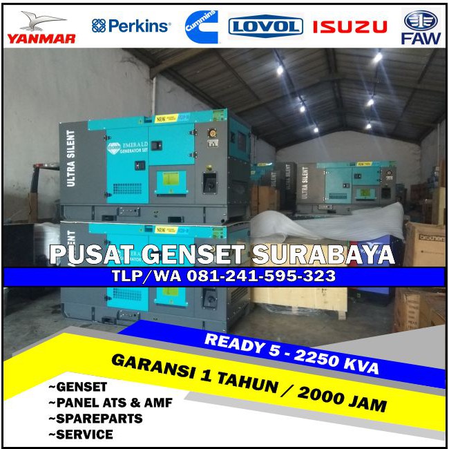 Genset Silent 20 KVA Yanmar Original