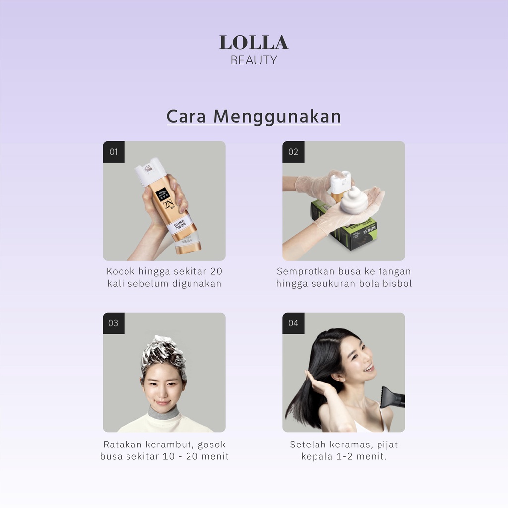 MISE EN SCENE - Easy &amp; Fast Bubble Hair ( Semiran Bubble Rambut Uban )