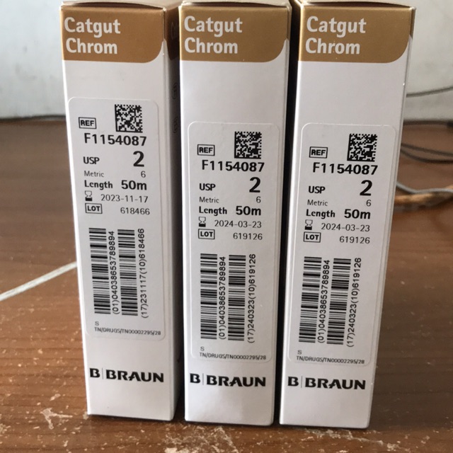 Catgut Cromic 2 Bbraun.