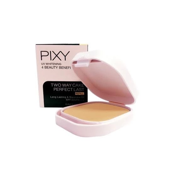 REFILL - PIXY UV WHITENING 4 BEAUTY BENEFITS PERFECT LAST Two Way Cake TWC | ❤ jselectiv ❤ Refill Bedak PIXY - ORI✔️BPOM✔️COD✔️