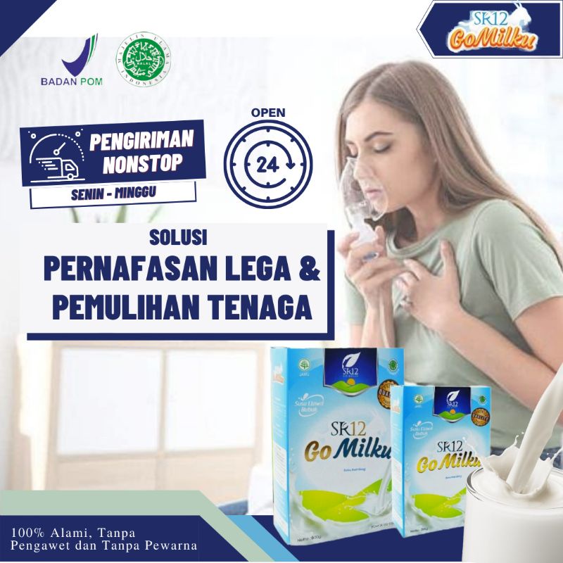 

Susu Kambing Etawa SR12 Go Milku Bubuk Penggemuk Badan Susu Kambing Imun Booster Penambah Stamina