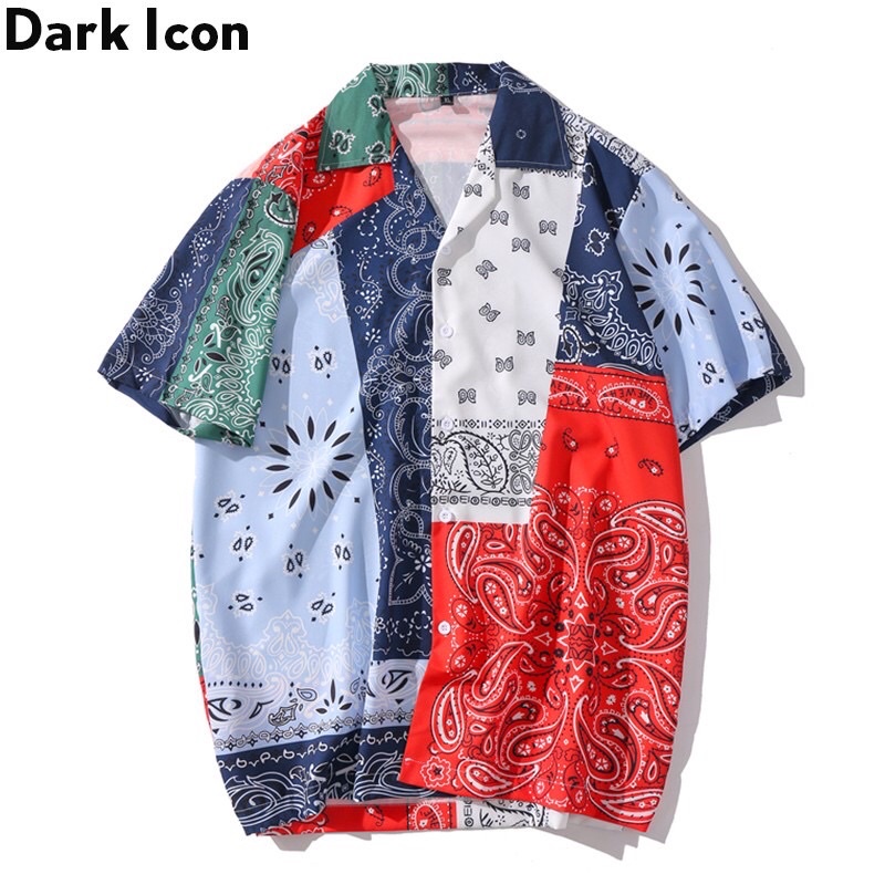 KEMEJA IMPORT PRIA WANITA KOREA JEPANG HAWAI ORIGINAL OVER SIZE HN28