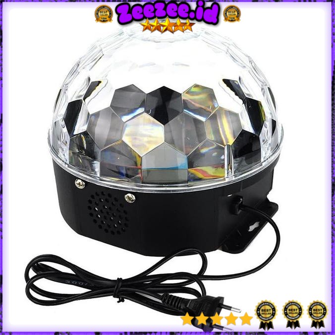 Crystal Magic Ball Disco LED 20W - AC20 - White kode produk : 006895  Lampu