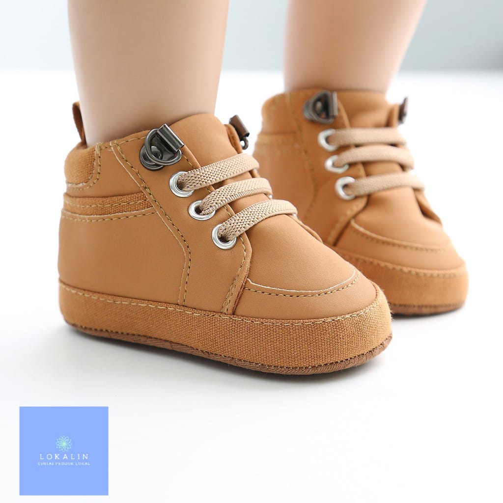 Sepatu Bayi Laki-Laki Boots-Sepatu Prewalker Perempuan 0-14 Bulan