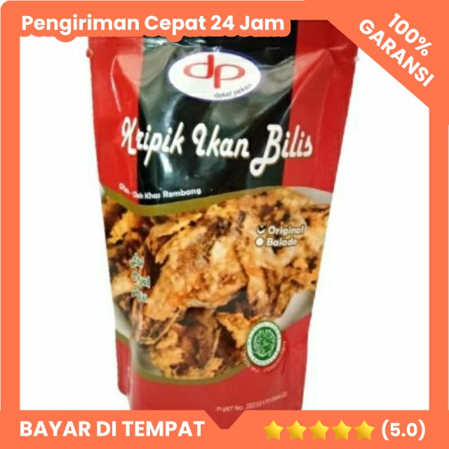 

Kripik Ikan Bilis dp 75gr Keripik Ikan Bilis Deket Peken Khas Rembang