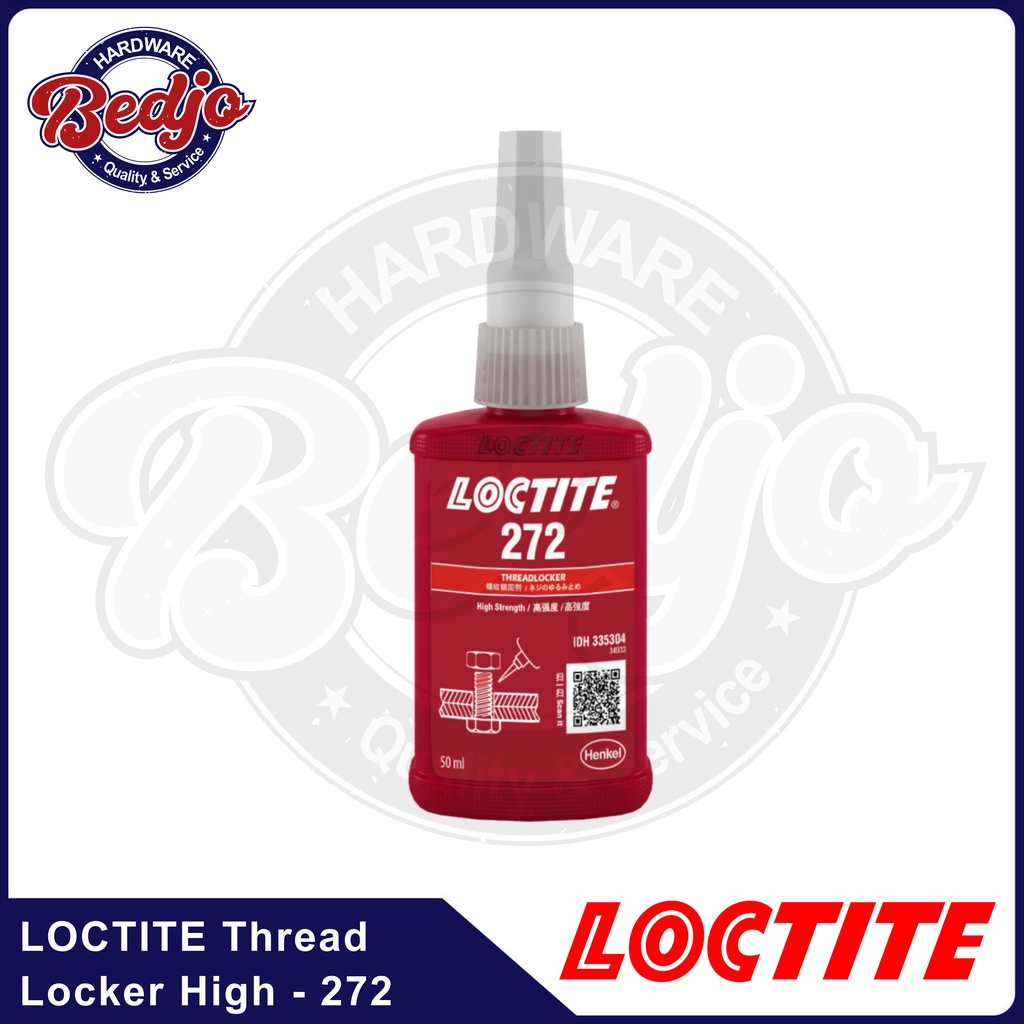 Loctite 272 Thread Locker 50ml - Lem Baut Super - Lem Baut Loctite