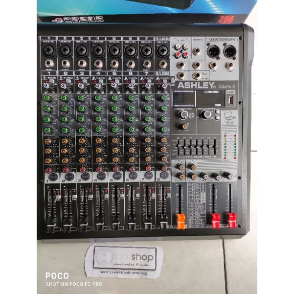 Mixer Audio Ashley Selection8 Selection 8 Selection-8 Original New 8 Chanel Efek Reverb Digital 256 