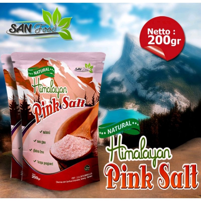 

Sanfood Himalaya Pink Salt 200gr
