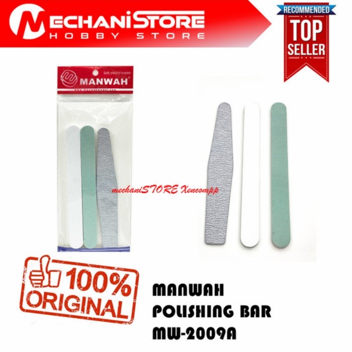 MANWAH POLISHING BAR 3 PCS - Amplas Gundam Model Kit