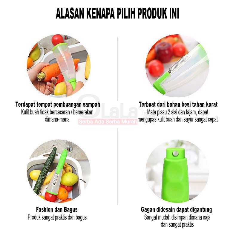 PISAU PENGUPAS KULIT BUAH / SAYUR OLL-0353