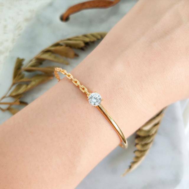 Gelang Emas Asli model rantai fancy lonceng