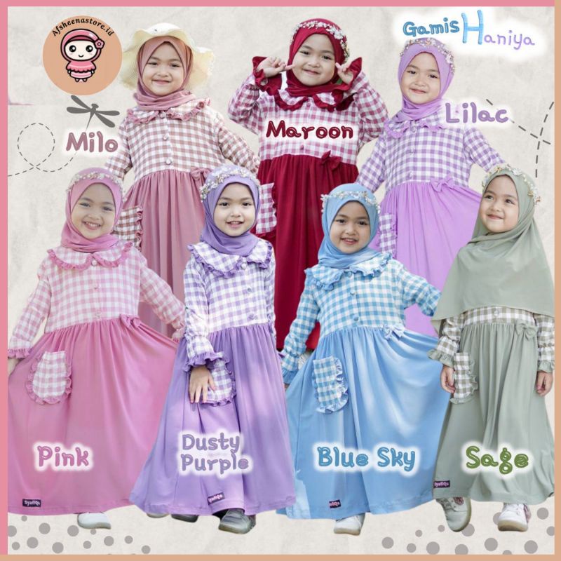 Gamis Anak Haniya By Syafiqa Hijab