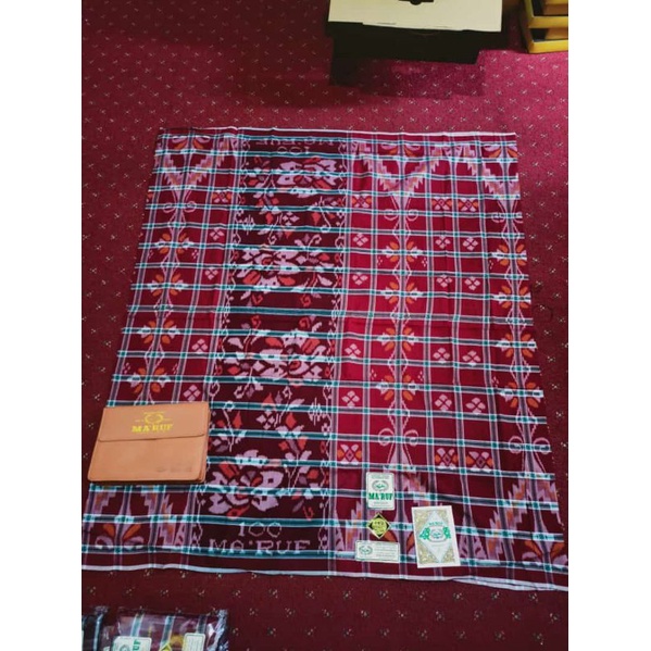 (LIMITED EDITION)SARUNG MA'RUF TKU JAHIT TENGAH ORIGINAL