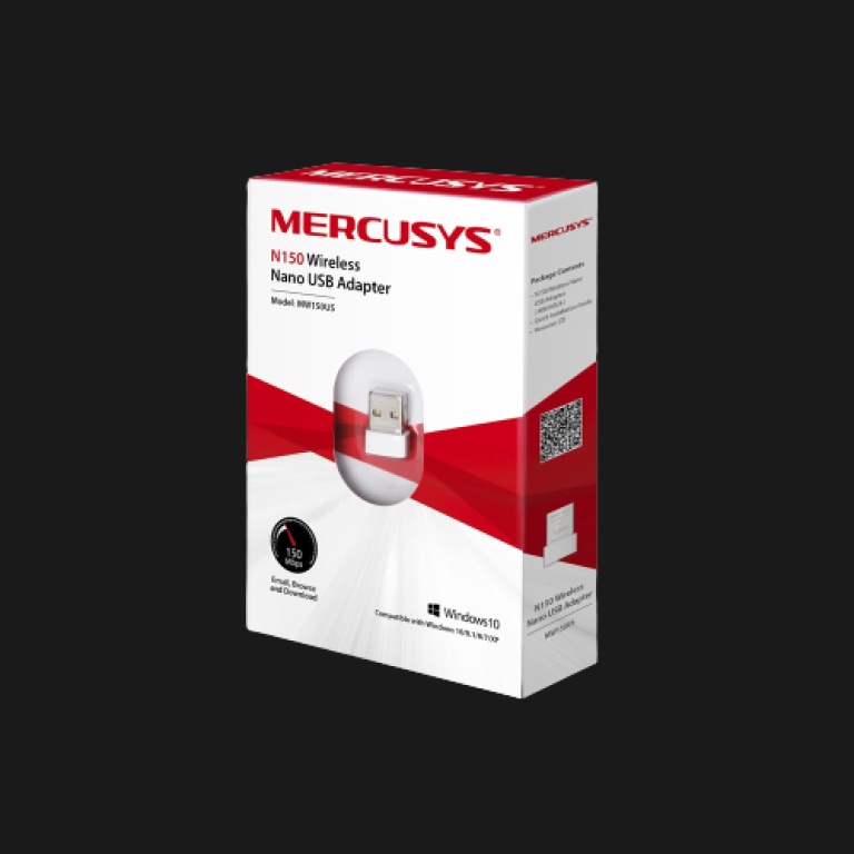 Mercusys MW150US 150Mbps Nano USB Wireless Adapter NAMPOL