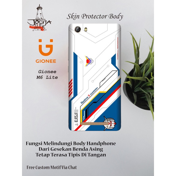 Dapat 2pcs Garskin Gionee M6 Lite motif gun - Free Custom Motif