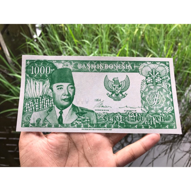 Uang Kuno Soekarno 1000 Th 64 Walisongo 4 Variasi
