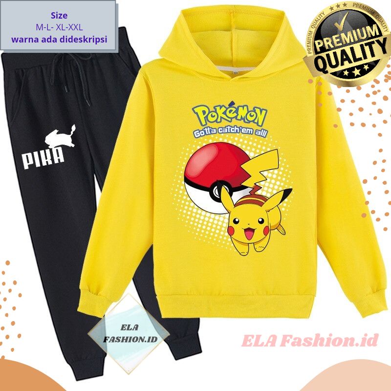 Jual Hoodie Pokemon Anak H&m | Pokemon Go Hoodie Dewasa | Hodie Unisex ...