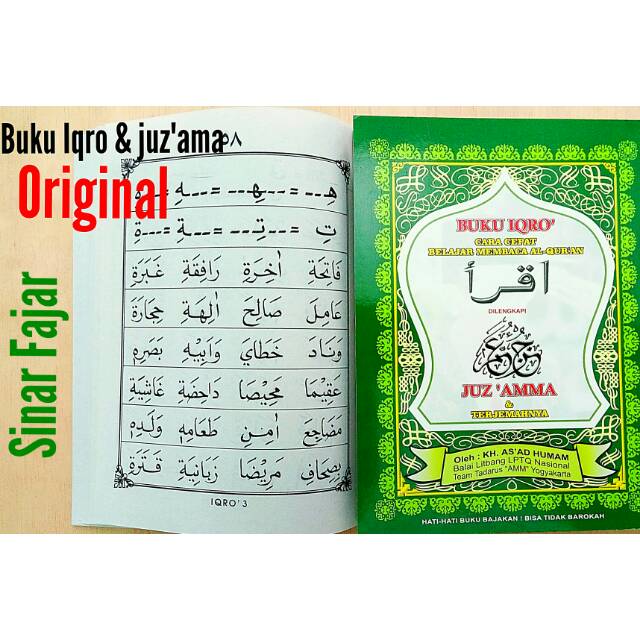 Buku Iqro - buku Iqro dan juzama