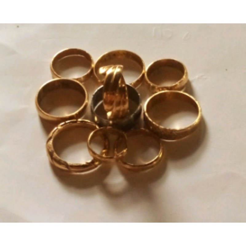 CINCIN UANG LOGAM KUNO ASLI 100%