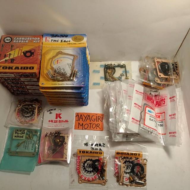 Carburator Repair Kit Satria FU150 Tornado FU 2T Karburator Karbu Carbu RC110 Jarum Skep Spuyer 2Tak
