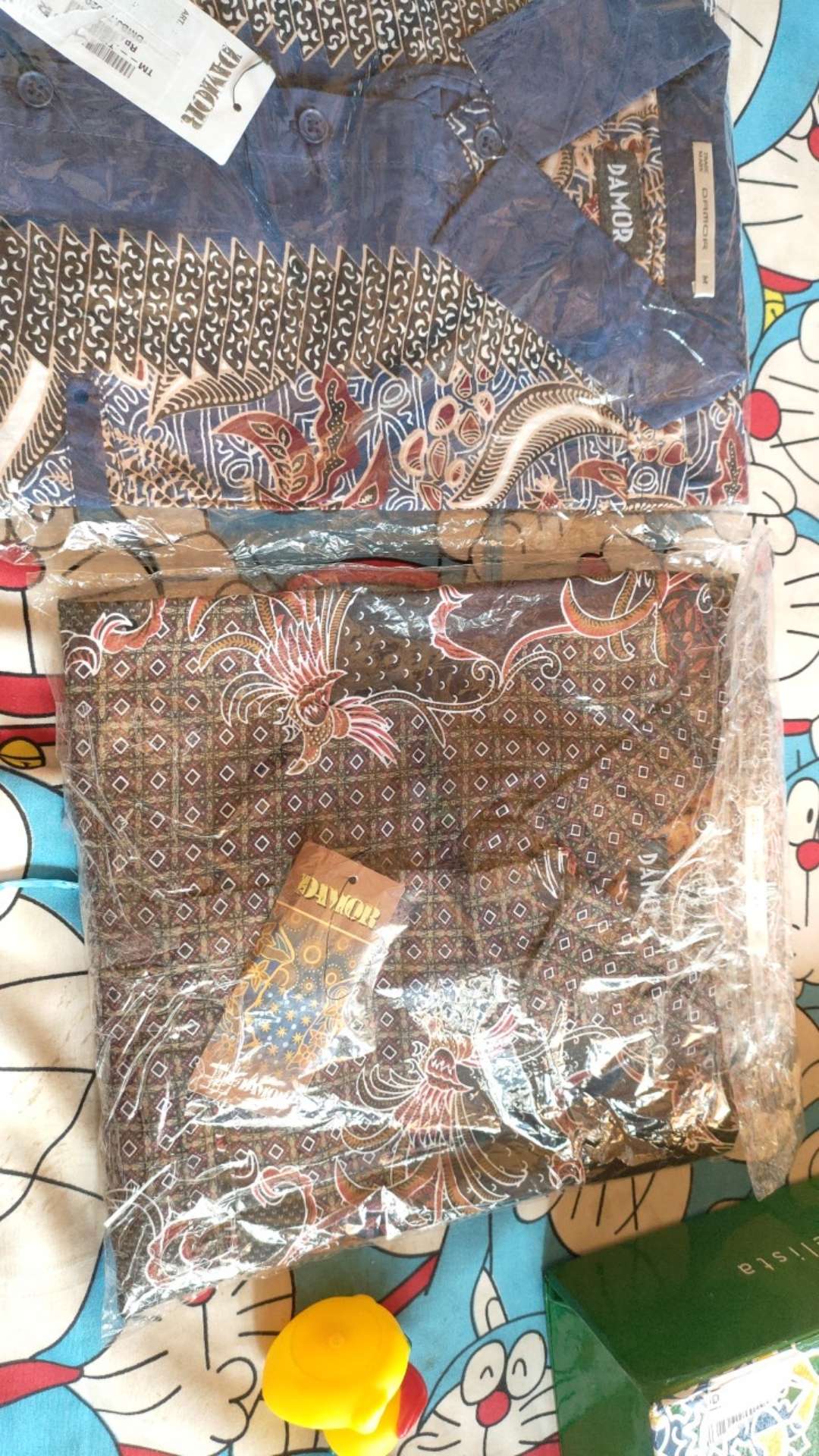 Gof Brla Damor (cressida) Batik Cowok Pakaian Pria Kemeja Batik Reguler Lengan Panjang