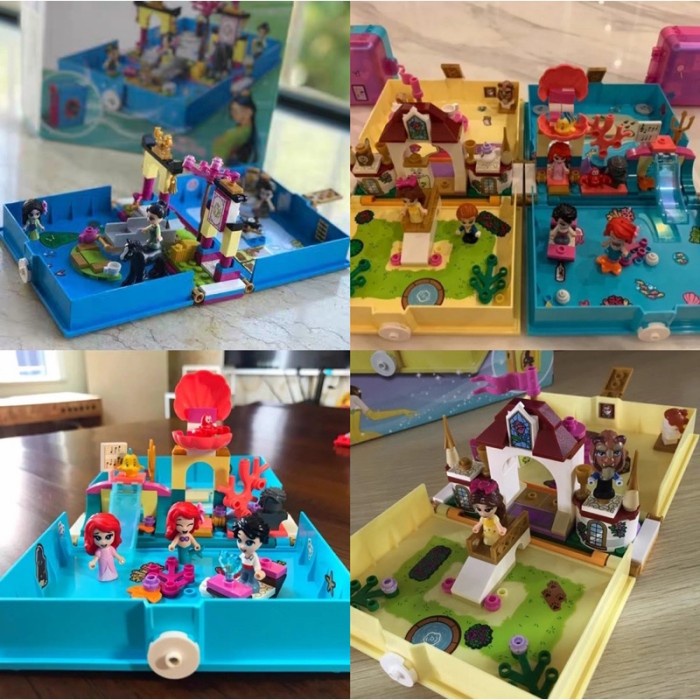 Must Have Lego Princess Disney, Story Book Lego Princess, Mainan Lego, Brick Terbaru