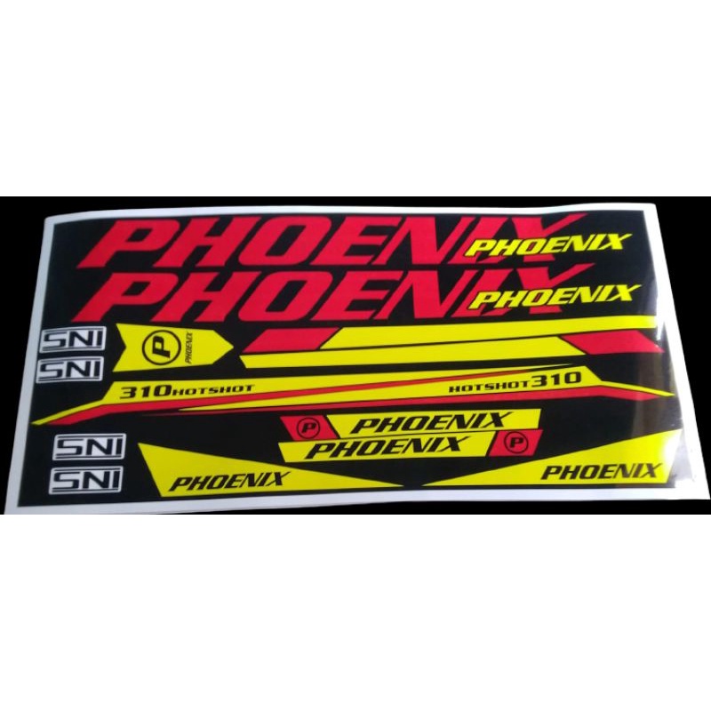 Sticker Stiker Striping Sepeda Phoenix