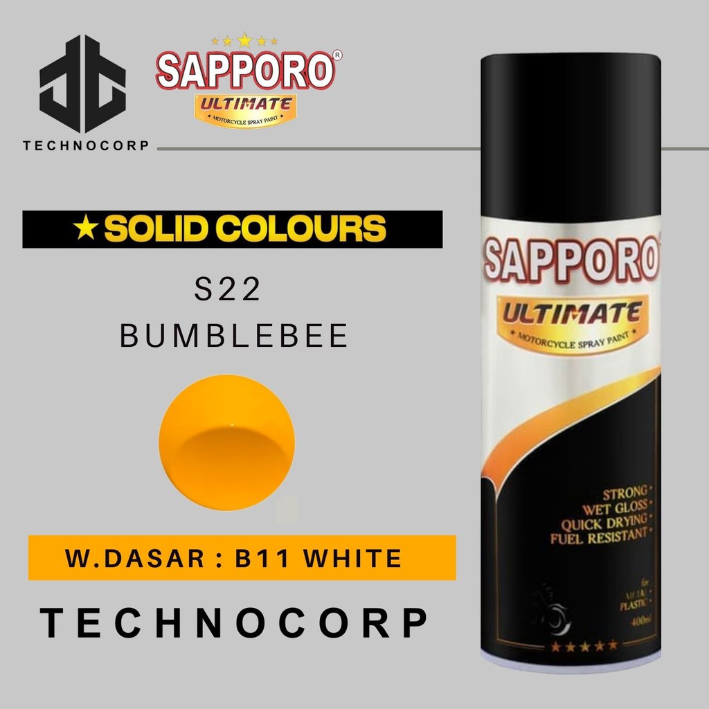 

Cat Semprot SAPPORO ULTIMATE S22 BUMBLEBEE