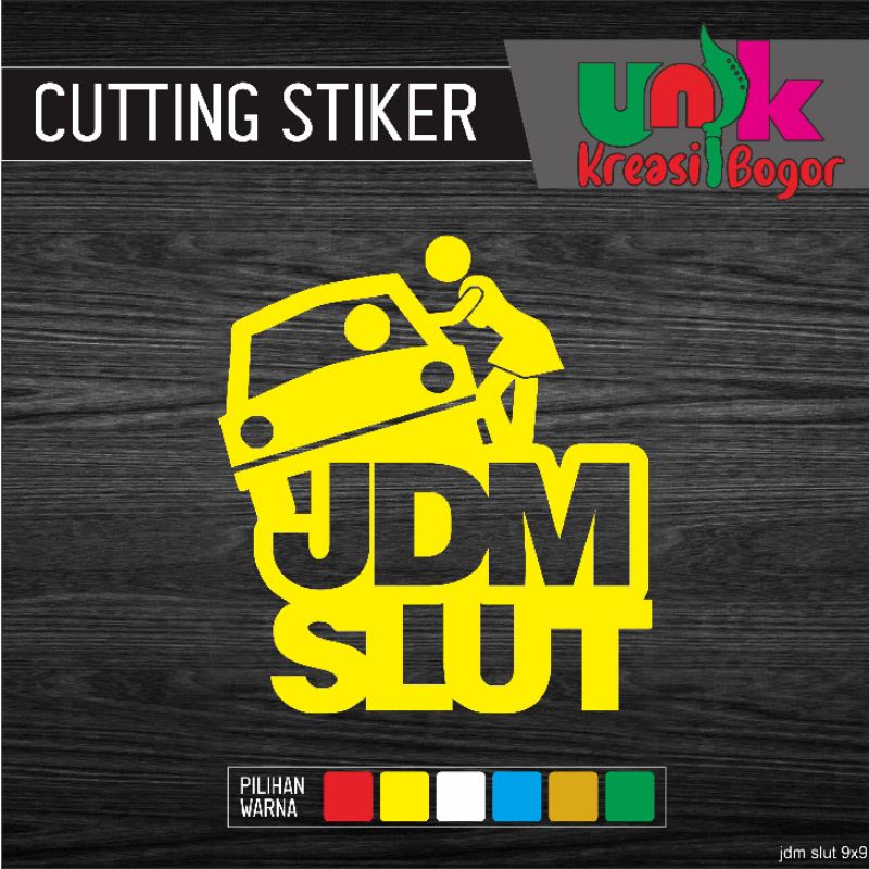 Jual Cutting Stiker Motor Atau Mobil Jdm Slut Shopee Indonesia