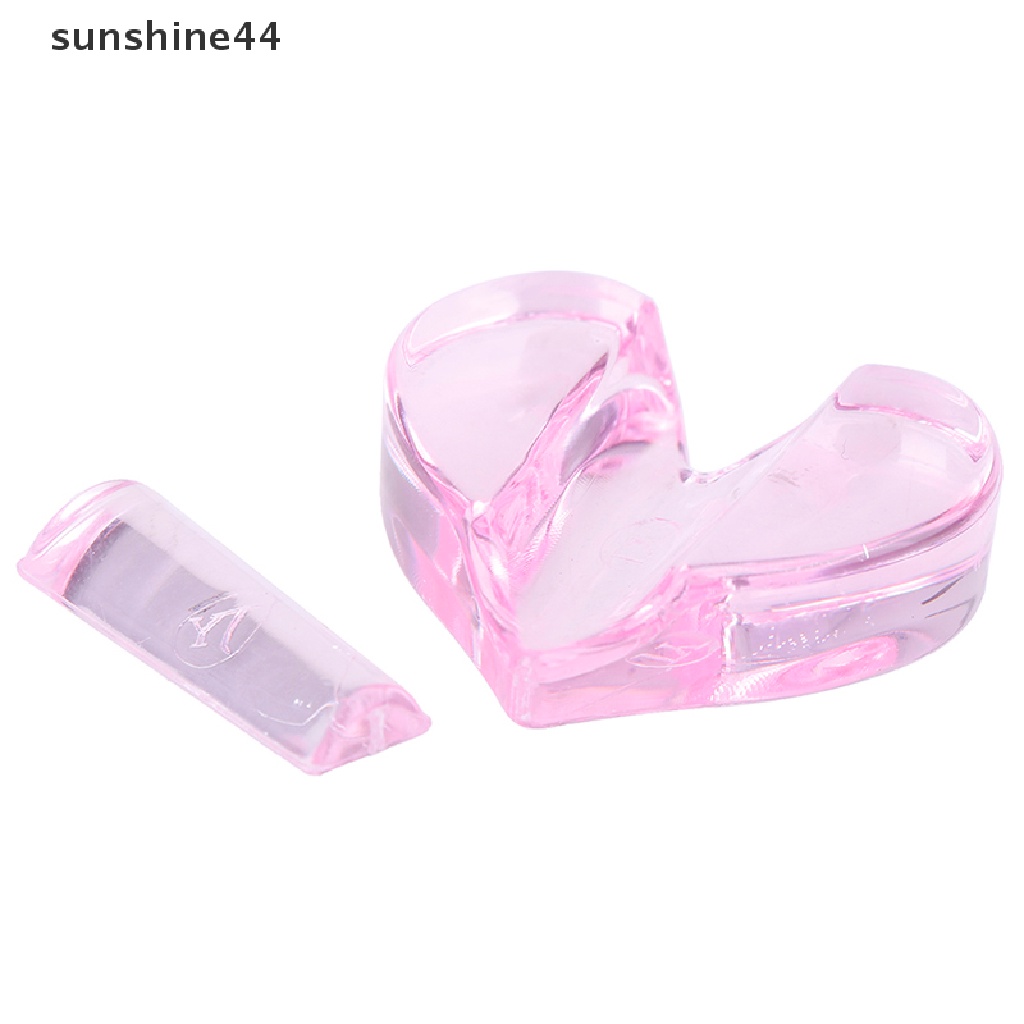 Sunshine 1 Set Cetakan Nail Art / Manicure Bentuk Lengkung