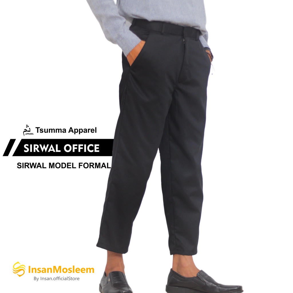 Celana Sirwal Kantor Office Formal - Angkle Pants Katun