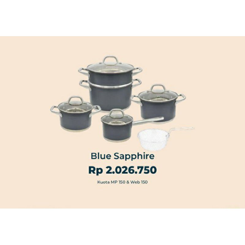 Swiden Blue Shappire Premium | Panci Swiden