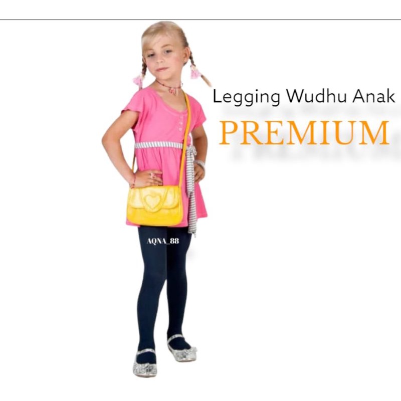 Legging Wudhu Anak | Legging Anak | Legging Anak Perempuan | Legging Polos Premium