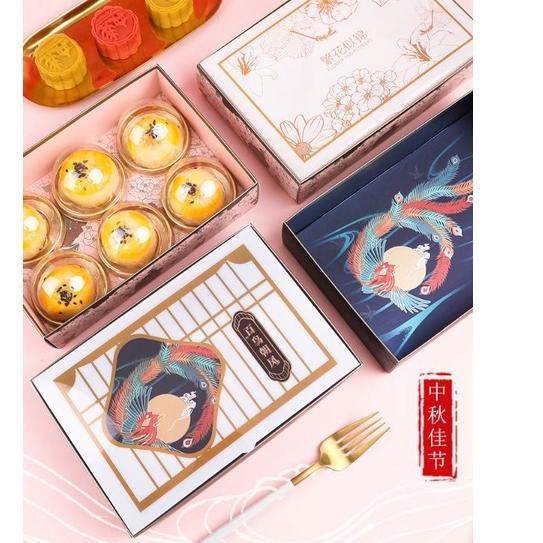 

지 kotak dus mooncake isi 6 kotak kue bulan 50-80gr dus mooncake