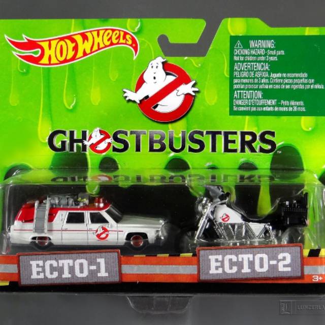 Hot Wheels Ghostbuster Set ECTO 1 - ECTO 2