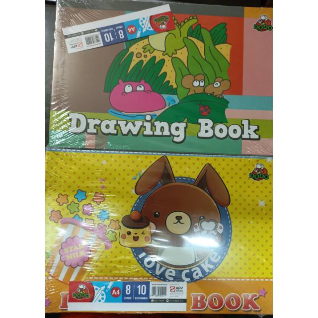 Buku gambar Drawing book A4 1 pak isi 10 buku gambar